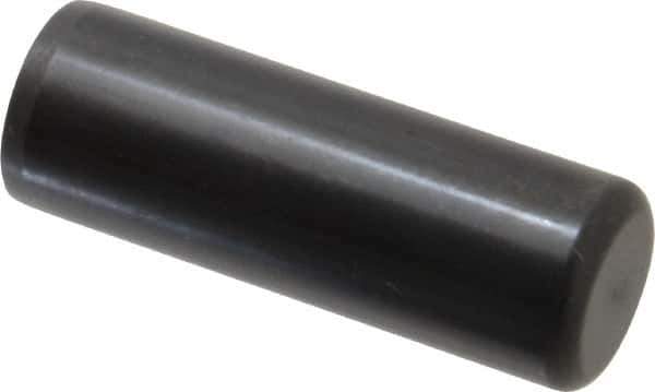 Holo-Krome - 7/8" Diam x 2-1/2" Pin Length Grade 8 Alloy Steel Standard Dowel Pin - Black Luster Finish, C 47-58 & C 60 (Surface) Hardness, 1 Beveled & 1 Rounded End - Apex Tool & Supply