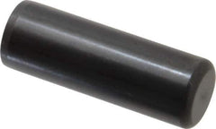 Holo-Krome - 7/8" Diam x 2-1/2" Pin Length Grade 8 Alloy Steel Standard Dowel Pin - Black Luster Finish, C 47-58 & C 60 (Surface) Hardness, 1 Beveled & 1 Rounded End - Apex Tool & Supply