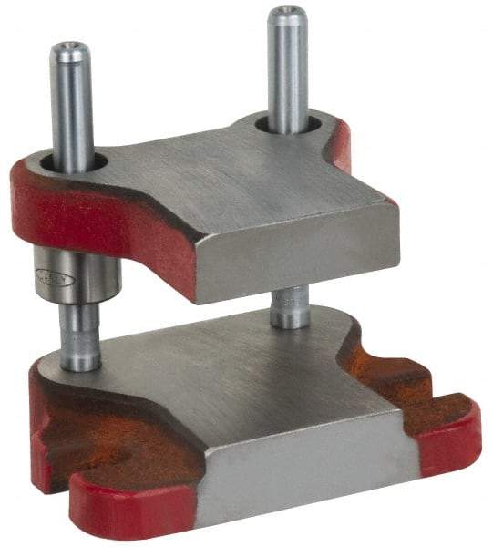 Anchor Danly - 5" Guide Post Length, 15/16" Die Holder Thickness, 6-3/4" Radius, Kick Press Semi Steel Die Set - 7-3/4" Overall Width x 5-5/16" Overall Depth - Apex Tool & Supply