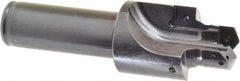 Allied Machine and Engineering - IS0 11926-1, SAE J1926-1/MS-16142 Standard, 3/4-16" Thread, 8 Tube Dash Number, 15° Porting Angle, 11/16" Pilot Diam, 3/4" Shank Diam, Indexable Spade Blade Insert Porting Tool - 2 Porting Inserts, 3.951" Overall Length - Apex Tool & Supply