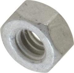 Armor Coat - 1/4-20 UNC Steel Right Hand Hex Nut - 7/16" Across Flats, 7/32" High, Armor Coat Finish - Apex Tool & Supply