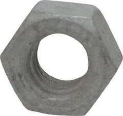 Armor Coat - 5/16-18 UNC Steel Right Hand Hex Nut - 1/2" Across Flats, 17/64" High, Armor Coat Finish - Apex Tool & Supply