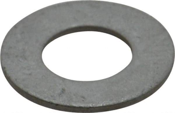 Armor Coat - 7/16" Screw, Grade 8 Alloy Steel SAE Flat Washer - 15/32" ID x 59/64" OD, 0.05" Thick - Apex Tool & Supply