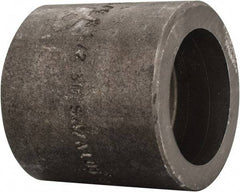 Made in USA - Size 3/4 x 1/2", Class 3,000, Forged Carbon Steel Black Pipe Reducing Coupling - 3,000 psi, Socket Weld End Connection - Apex Tool & Supply