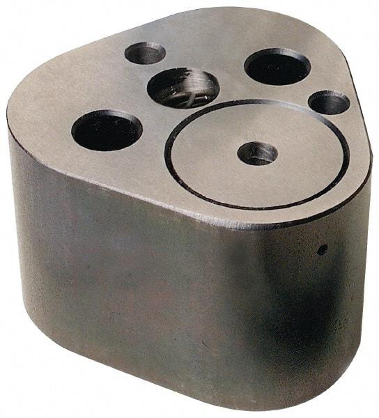 Dayton Lamina - 1/4" Shank Diam, 1-3/4" Base Length x 1.72" Base Width x 1-1/4" Base Height, 5/16-18 Thread, Alloy Steel Mold Punch Retainer - 1/8" Dowel Diam, 3/4" Length Between Dowel & Screw, 1-1/2" Thread Length, Ball Lock, Light Duty (LRT) Series - Apex Tool & Supply