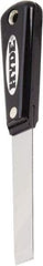 Hyde Tools - 3/4" Wide Chisel Edge Blade Carbon Steel Putty Knife - Stiff, Nylon Handle - Apex Tool & Supply