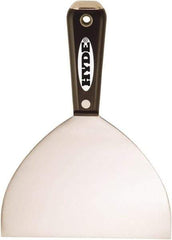 Hyde Tools - 6" Wide Flexible Blade Stainless Steel Joint Knife - Flexible, Nylon Handle - Apex Tool & Supply