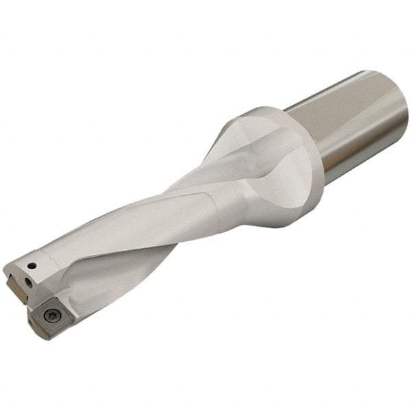 Iscar - 105mm Max Drill Depth, 3xD, 35mm Diam, Indexable Insert Drill - 2 Inserts, 32mm Shank Diam, Whistle Notch Shank - Apex Tool & Supply