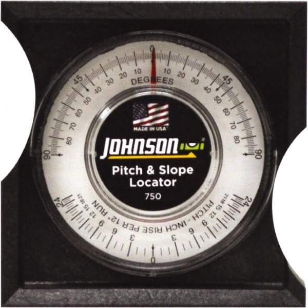 Johnson Level & Tool - (4) 90° Measuring Range, Protractor - Accuracy Up to 0.30° - Apex Tool & Supply