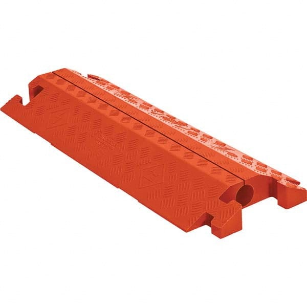 Checkers - On Floor Cable Covers Cover Material: Polyurethane Number of Channels: 1 - Apex Tool & Supply