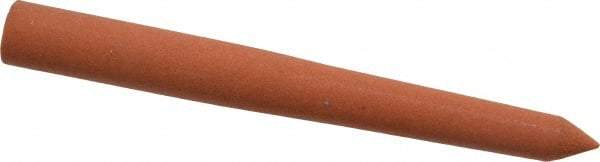 Norton - 3" Long x 5/16" Diam x 5/16" Thick, Aluminum Oxide Sharpening Stone - Round, Fine Grade - Apex Tool & Supply