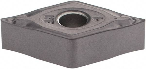 Iscar - DNMG331 NF Grade IC907 Carbide Turning Insert - 55° Diamond, 3/8" Inscr Circle, 3/16" Thick, 1/64" Corner Radius - Apex Tool & Supply