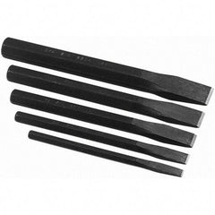 SK - Chisel Sets - 5PC 1/4-3/4" FLAT CHISEL SET - Apex Tool & Supply