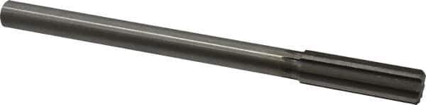 Made in USA - 3/4" High Speed Steel 8 Flute Chucking Reamer - Straight Flute, 5/8" Straight Shank, 2-1/2" Flute Length, 9-1/2" OAL - Apex Tool & Supply