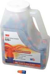 3M - 2, 22 to 3, 12 AWG, 600 Volt, Flame Retardant, Wing Twist on Wire Connector - Blue & Orange, 221°F - Apex Tool & Supply