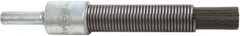 Brush Research Mfg. - 1/2" Brush Diam, End Brush - 1/4" Diam Shank, 1,200 Max RPM - Apex Tool & Supply