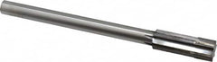 Made in USA - 0.7841 to 0.816" Diam, 5/8" Diam Shank, 2-1/2" Flute, Semi Finish Semi Ground Chucking Reamer - Apex Tool & Supply