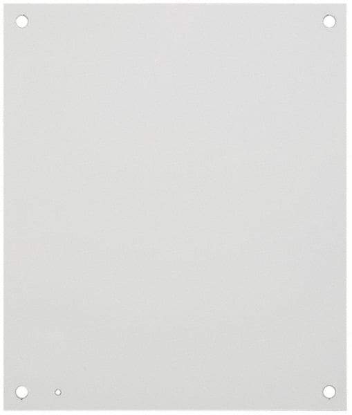 Cooper B-Line - 32-7/8" OAW x 32-7/8" OAH Powder Coat Finish Electrical Enclosure Flanged Panel - 36" x 36" Box, 12 Gauge Steel, Use with 363612-12/36368-12 - Apex Tool & Supply