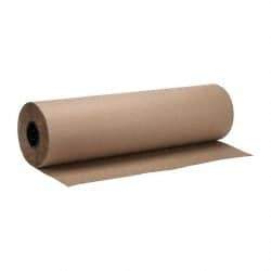 Made in USA - 900' Long x 30" Wide Roll of Recycled Kraft Paper - 8-1/2" OD, 40 Lb Paper Weight, 33 Lb per Roll - Apex Tool & Supply