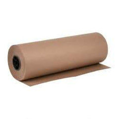 Made in USA - 720' Long x 24" Wide Roll of Recycled Kraft Paper - 8-1/2" OD, 50 Lb Paper Weight, 26 Lb per Roll - Apex Tool & Supply