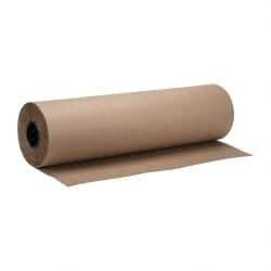 Made in USA - 720' Long x 30" Wide Roll of Recycled Kraft Paper - 8-1/2" OD, 50 Lb Paper Weight, 33 Lb per Roll - Apex Tool & Supply