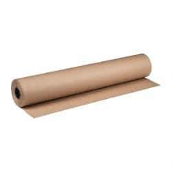 Made in USA - 720' Long x 48" Wide Roll of Recycled Kraft Paper - 8-1/2" OD, 50 Lb Paper Weight, 53 Lb per Roll - Apex Tool & Supply