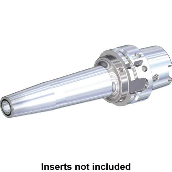 Kennametal - 3/4" Shank Diam, 3/4" Hole Diam, HSK125A Taper Shank Shrink Fit Tool Holder & Adapter - 115mm Projection, 33mm Nose Diam, 41mm Clamping Depth, Through Coolant - Exact Industrial Supply