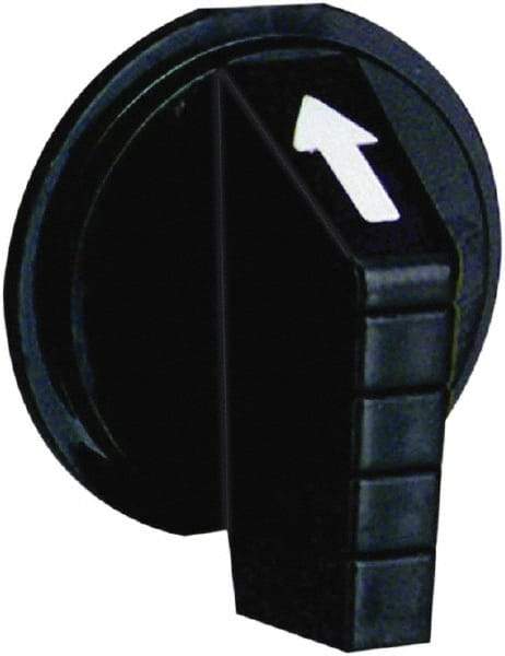 Square D - 30mm, Black, Selector Switch Operating Knob - For Use with Selector Switch - Apex Tool & Supply