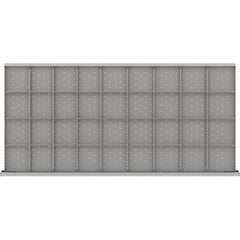 LISTA - 36-Compartment Drawer Divider Layout for 3.15" High Drawers - Apex Tool & Supply