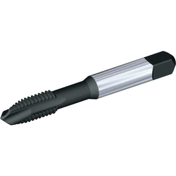 Kennametal - M14x1.50, 3 Flute, Oxide Finish, Vanadium High Speed Steel Spiral Point Tap - Plug Chamfer, Right Hand Thread, 3-19/32" OAL, 25.4mm Thread Length, 10.9mm Shank Diam, Series GOtap - Exact Industrial Supply