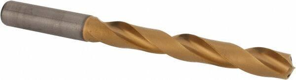 Kennametal - 31/64", 135° Point, Spiral Flute, Solid Carbide Taper Length Drill Bit - Multilayer TiCN Finish, 95mm Flute Length, 143mm OAL, Series K212A-HP - Apex Tool & Supply