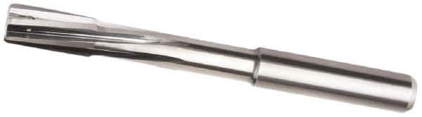 Kennametal - 9mm Carbide-Tipped 6 Flute Chucking Reamer - Helical Flute, 10mm Straight Shank, 20mm Flute Length, 103mm OAL - Apex Tool & Supply