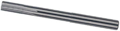 Kennametal - 11mm Carbide-Tipped 6 Flute Chucking Reamer - Straight Flute, 12mm Straight Shank, 24mm Flute Length, 118mm OAL - Apex Tool & Supply