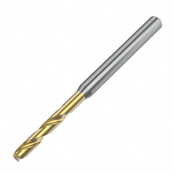 Kennametal - 19.9mm 140° Spiral Flute Solid Carbide Taper Length Drill Bit - Apex Tool & Supply