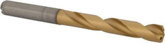 Kennametal - 5/16" 140° Solid Carbide Jobber Drill - Multilayer TiAlN Finish, Right Hand Cut, Spiral Flute, Straight Shank, 91mm OAL, Standard Point - Apex Tool & Supply