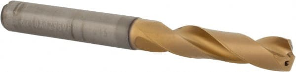 Kennametal - 19/64" 135° Spiral Flute Solid Carbide Screw Machine Drill Bit - Apex Tool & Supply