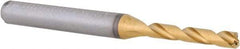 Kennametal - #27 140° Solid Carbide Jobber Drill - Multilayer TiAlN Finish, Right Hand Cut, Spiral Flute, Straight Shank, 66mm OAL, Standard Point - Apex Tool & Supply