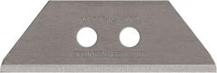 Martor USA - Carbon Steel Utility Knife Blade - 2-3/16" Blade Length, 0.025" Blade Thickness - Apex Tool & Supply