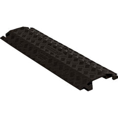 Checkers - On Floor Cable Covers Cover Material: Polyurethane Number of Channels: 1 - Apex Tool & Supply