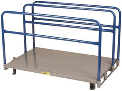 Little Giant - Gray Adjustable Sheet & Panel Rack - 51" Wide x 30" High x 32-1/2" Deep, Steel - Apex Tool & Supply