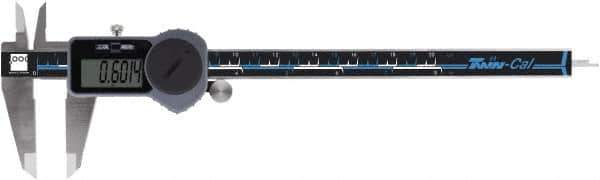 TESA Brown & Sharpe - 0 to 200mm Range, 0.01mm Resolution, IP40 Electronic Caliper - Stainless Steel with 50mm Stainless Steel Jaws, 0.03mm Accuracy - Apex Tool & Supply