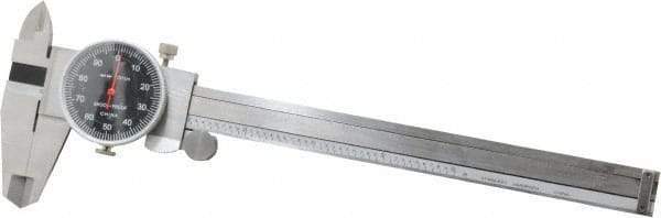 Value Collection - 0" to 6" Range, 0.001" Graduation, 0.1" per Revolution, Dial Caliper - Black Face - Apex Tool & Supply