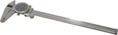 Value Collection - 0" to 8" Range, 0.001" Graduation, 0.1" per Revolution, Dial Caliper - Black Face - Apex Tool & Supply