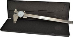 Value Collection - 0" to 12" Range, 0.001" Graduation, 0.1" per Revolution, Dial Caliper - White Face - Apex Tool & Supply
