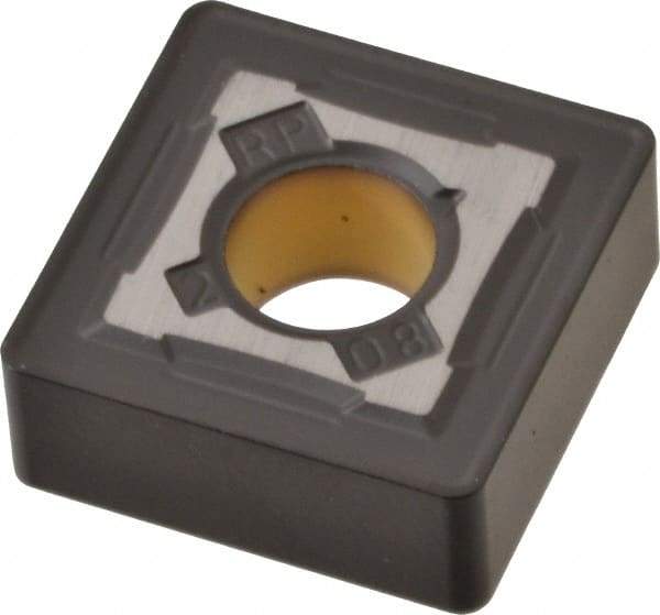 Kennametal - SNMG432 RP Grade KCK20 Carbide Turning Insert - TiCN/Al2O3 Finish, 90° Square, 1/2" Inscr Circle, 3/16" Thick, 1/32" Corner Radius - Apex Tool & Supply