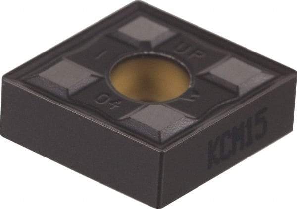 Kennametal - CNMG542 UP Grade KCM15 Carbide Turning Insert - TiCN/Al2O3 Finish, 80° Diamond, 5/8" Inscr Circle, 1/4" Thick, 1/32" Corner Radius - Apex Tool & Supply