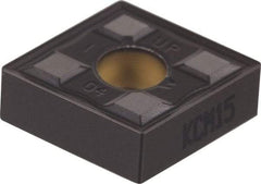 Kennametal - CNMG542 UP Grade KCM15 Carbide Turning Insert - TiCN/Al2O3 Finish, 80° Diamond, 5/8" Inscr Circle, 1/4" Thick, 1/32" Corner Radius - Apex Tool & Supply