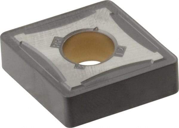 Kennametal - CNMG643 RP Grade KCM35 Carbide Turning Insert - TiN/TiCN/Al2O3 Finish, 80° Diamond, 3/4" Inscr Circle, 1/4" Thick, 3/64" Corner Radius - Apex Tool & Supply