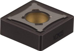 Kennametal - SNMG543 RP Grade KCP25 Carbide Turning Insert - TiCN/Al2O3 Finish, 90° Square, 5/8" Inscr Circle, 1/4" Thick, 3/64" Corner Radius - Apex Tool & Supply