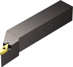 Sandvik Coromant - TR-V13JB, Right Hand Cut, -3° Lead Angle, 3/4" Shank Height x 3/4" Shank Width, Neutral Rake Indexable Turning Toolholder - 4-1/2" OAL, TR-VB1308 Insert Compatibility, Series CoroTurn TR - Apex Tool & Supply